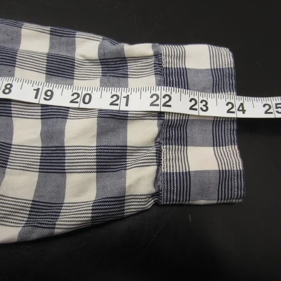 Patagonia Shirt Mens M Grey/white Plaid Pockets Button Up Cotton hiking outdoor - Picture 11 of 14